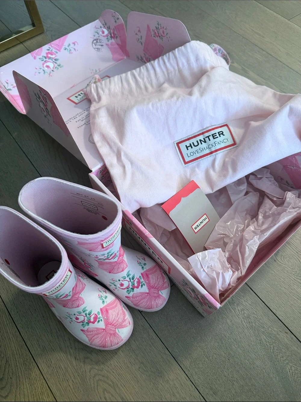 Loveshackfancy x Hunter boots